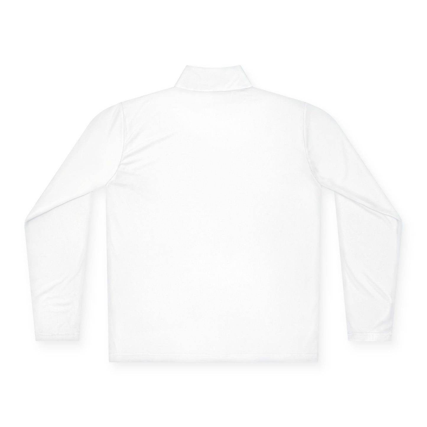 Quarter-Zip Pullover — White Small Chest 'W Wildcats' Logo