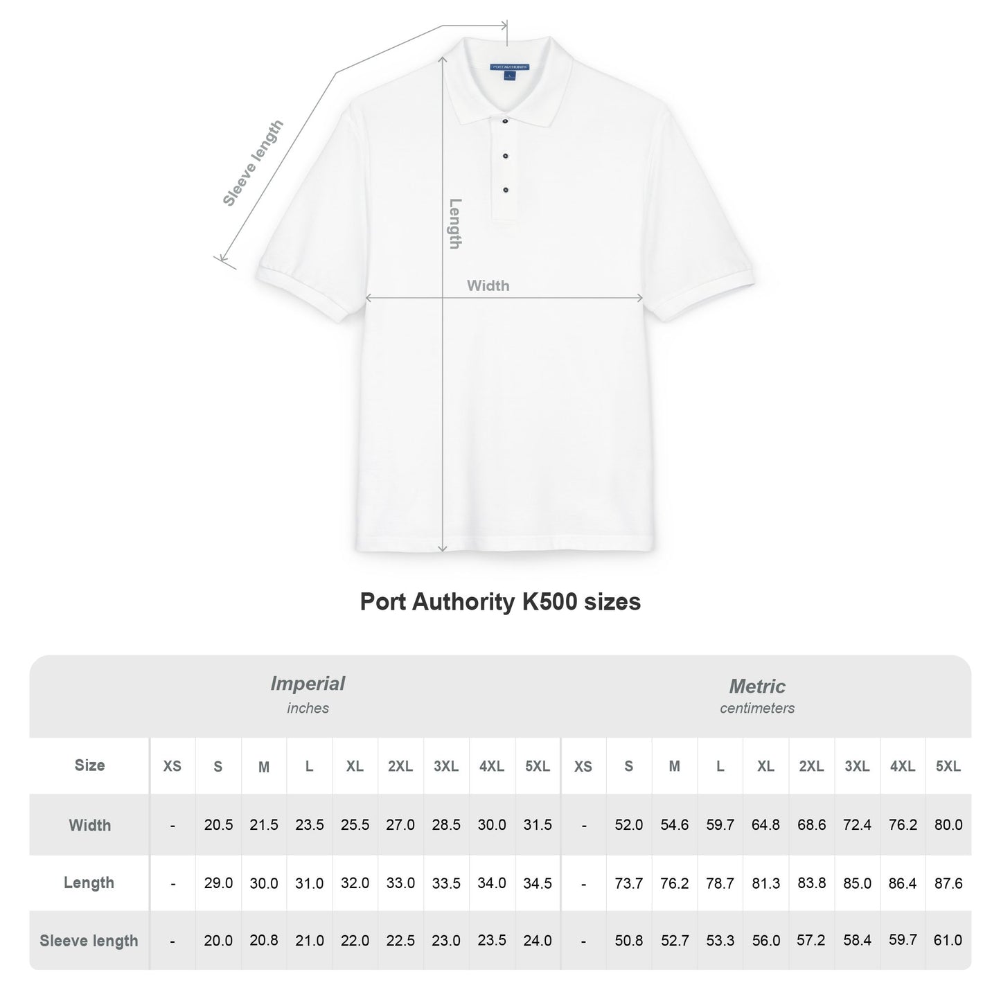 DLR Unisex Embroidered Logo Polo in White