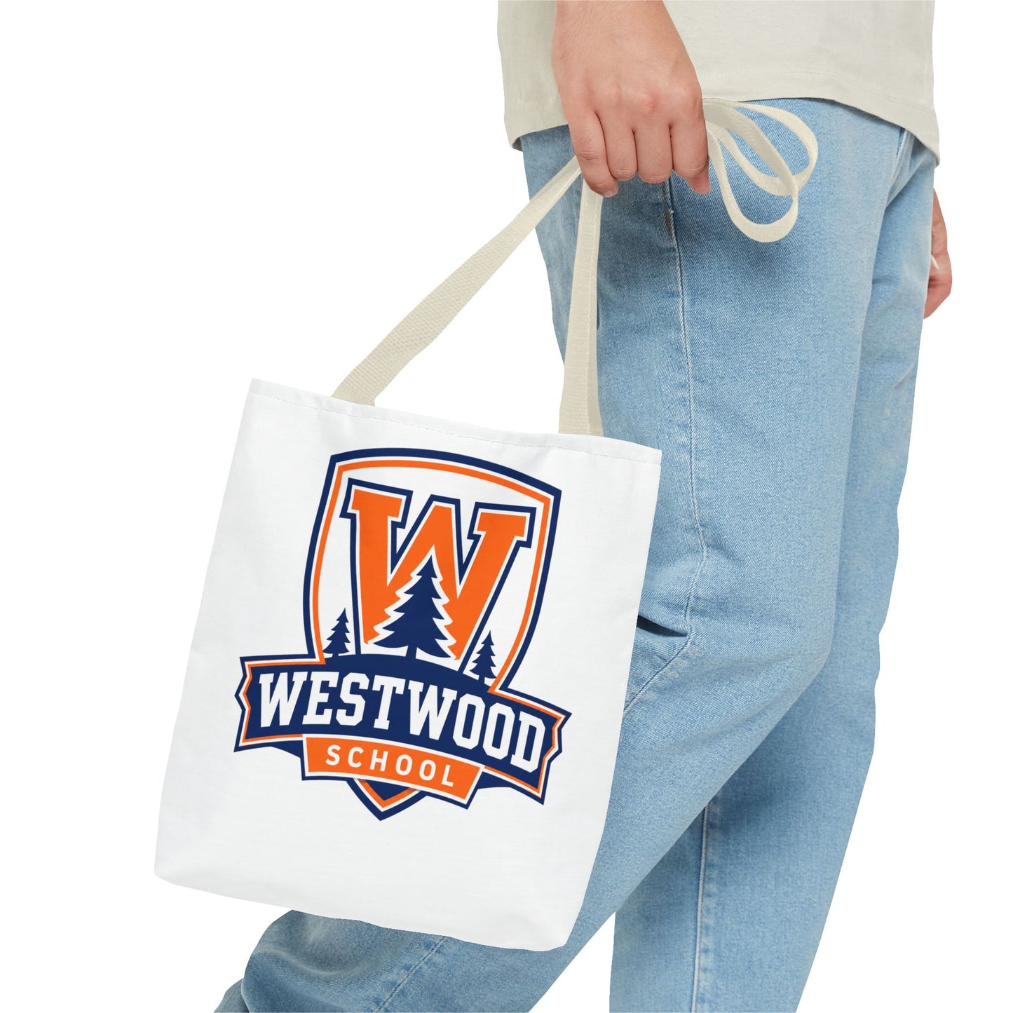 Westwood School Logo Tote Bag – College Spirit Canvas Tote