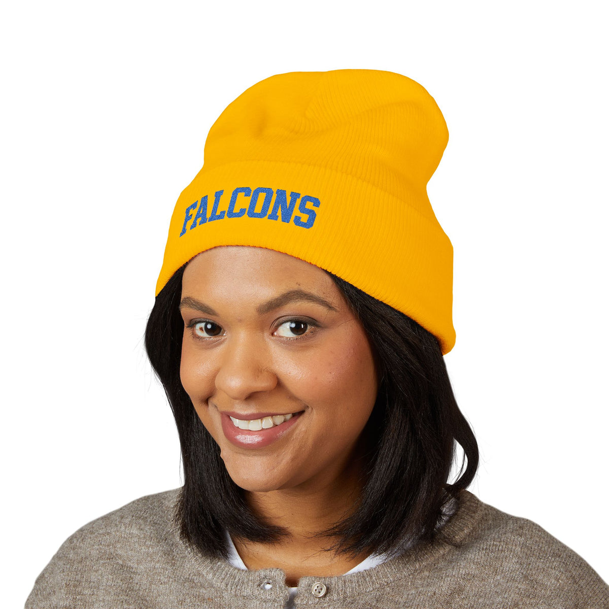 Parker Falcons Embroidered Cuffed Beanie