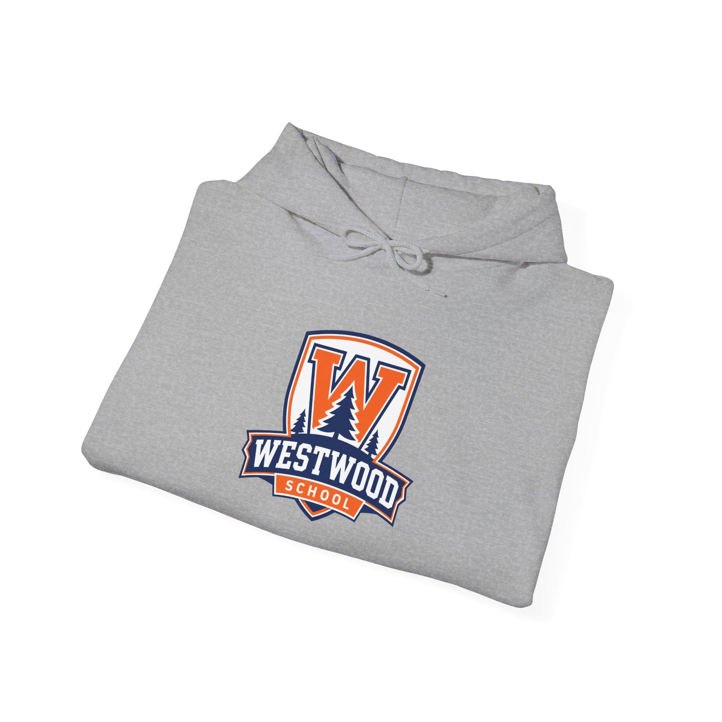 Westwood Eagles School Logo Hoodie — Vintage Collegiate Athletic Pullover