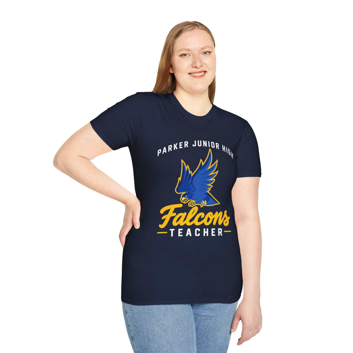 Parker Junior High Falcons Teacher T-Shirt