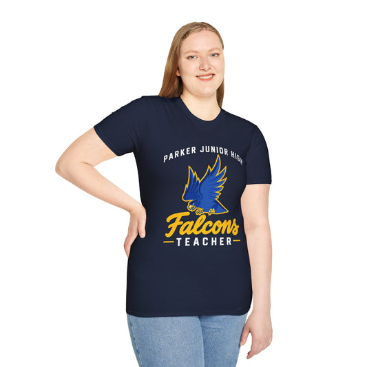 Parker Junior High Falcons Teacher T-Shirt