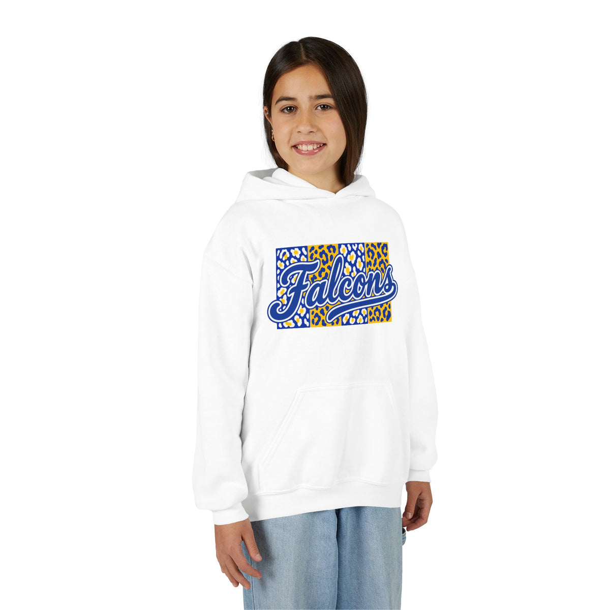 Falcons Animal Print Youth Hoodie