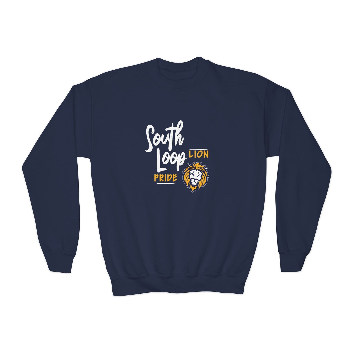 South Loop Elementary Lion Pride Kids Crewneck Sweatshirt