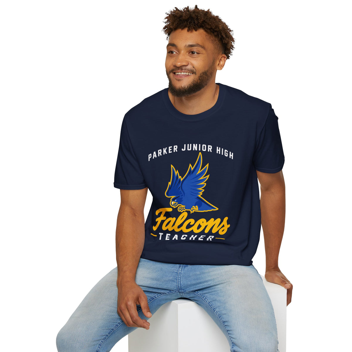 Parker Junior High Falcons Teacher T-Shirt