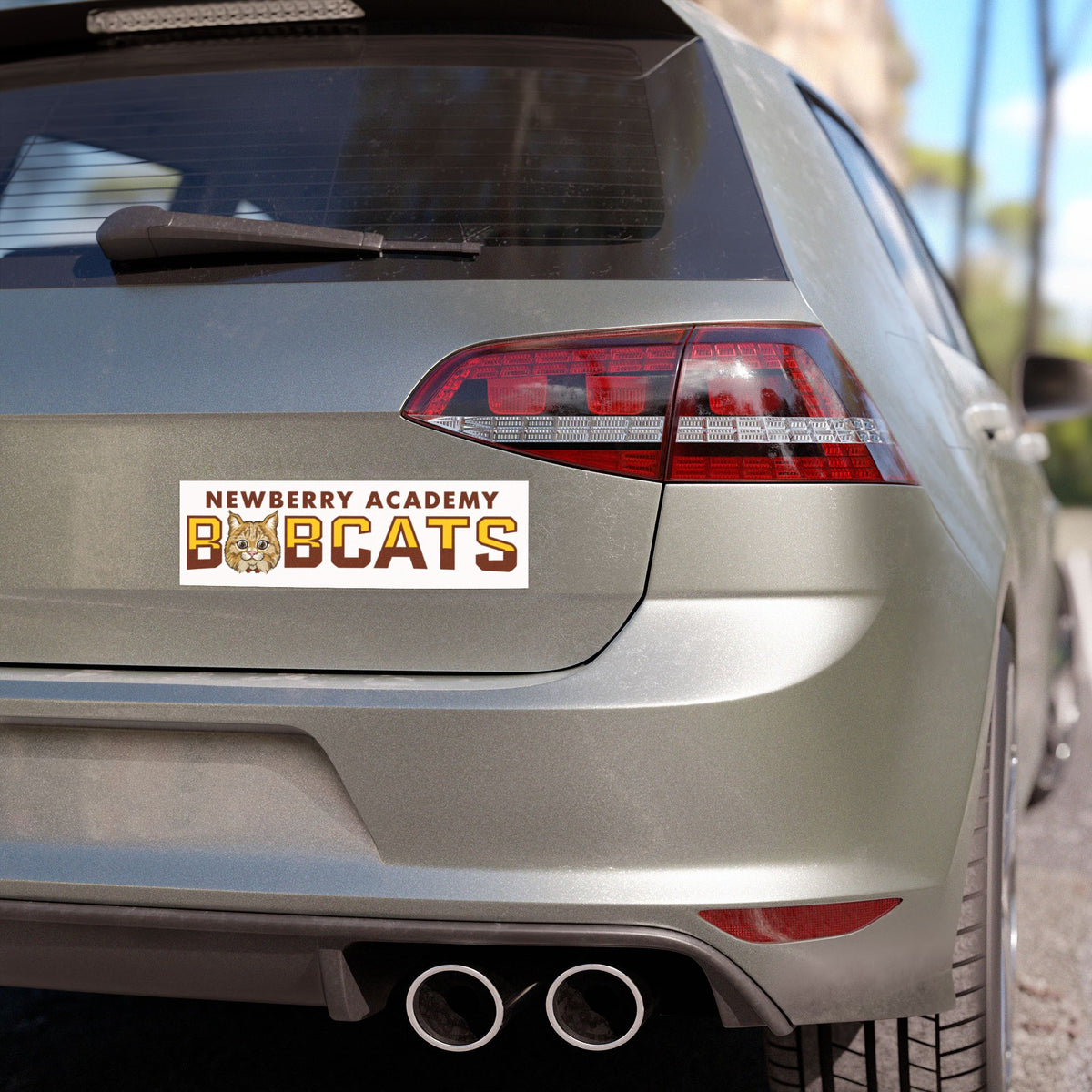 Newberry Academy Bobcats Car Magnet