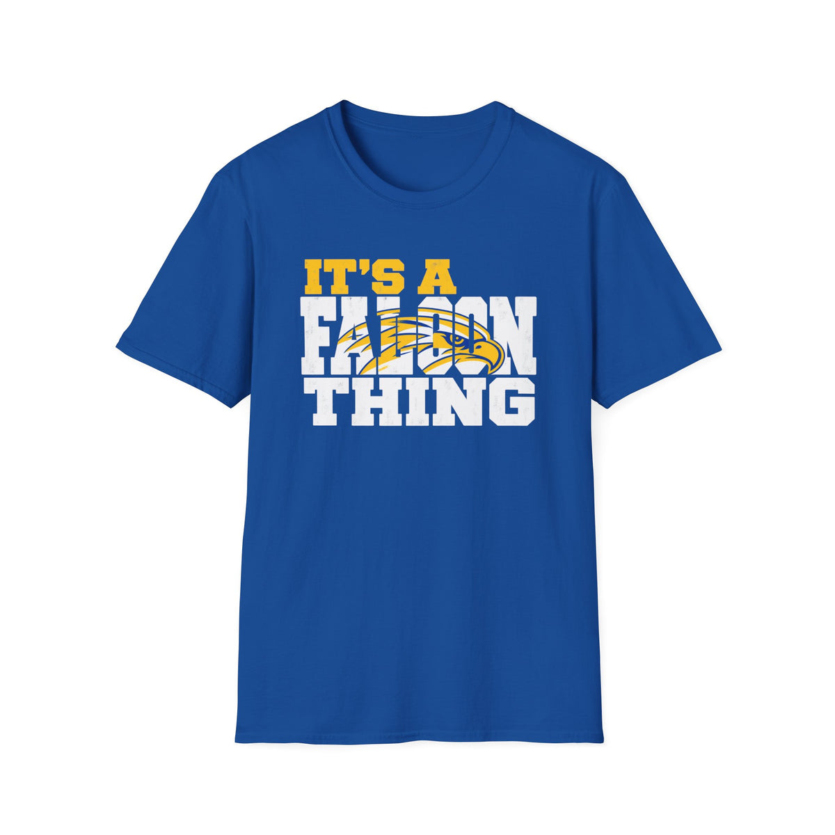 "It's a Falcon Thing" Parker Junior High School Adult Spirit T-Shirt - Blue