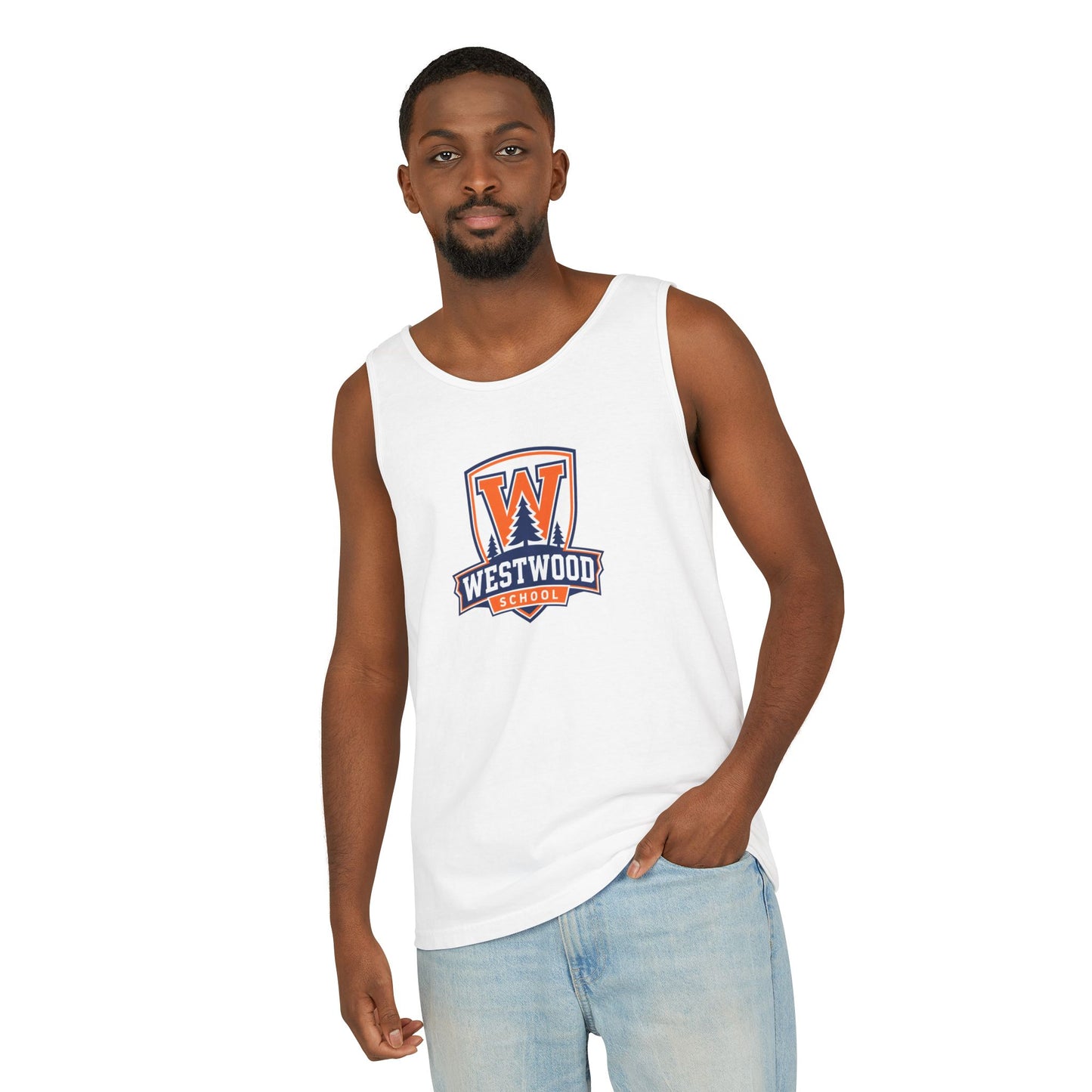 Westwood School Crest Tank Top — School Spirit Athletic Tank