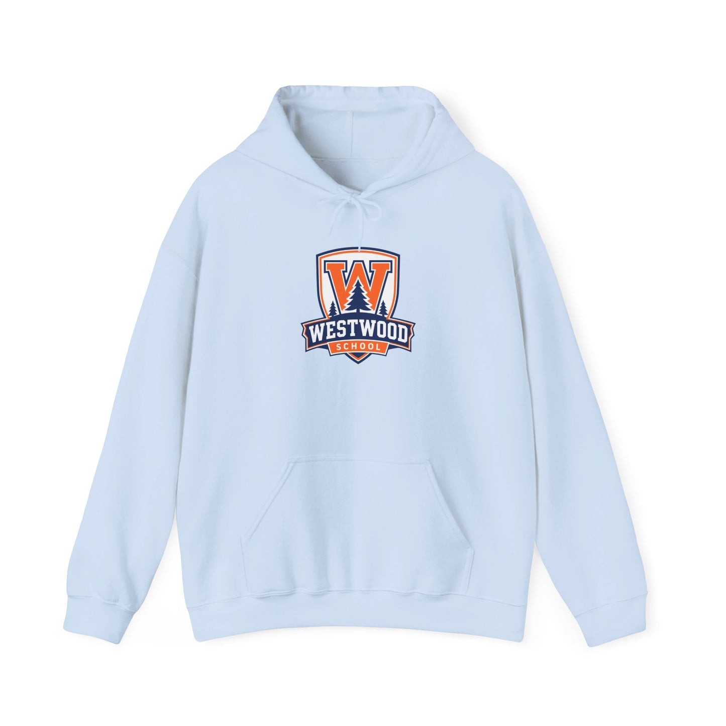 Westwood Eagles School Logo Hoodie — Vintage Collegiate Athletic Pullover