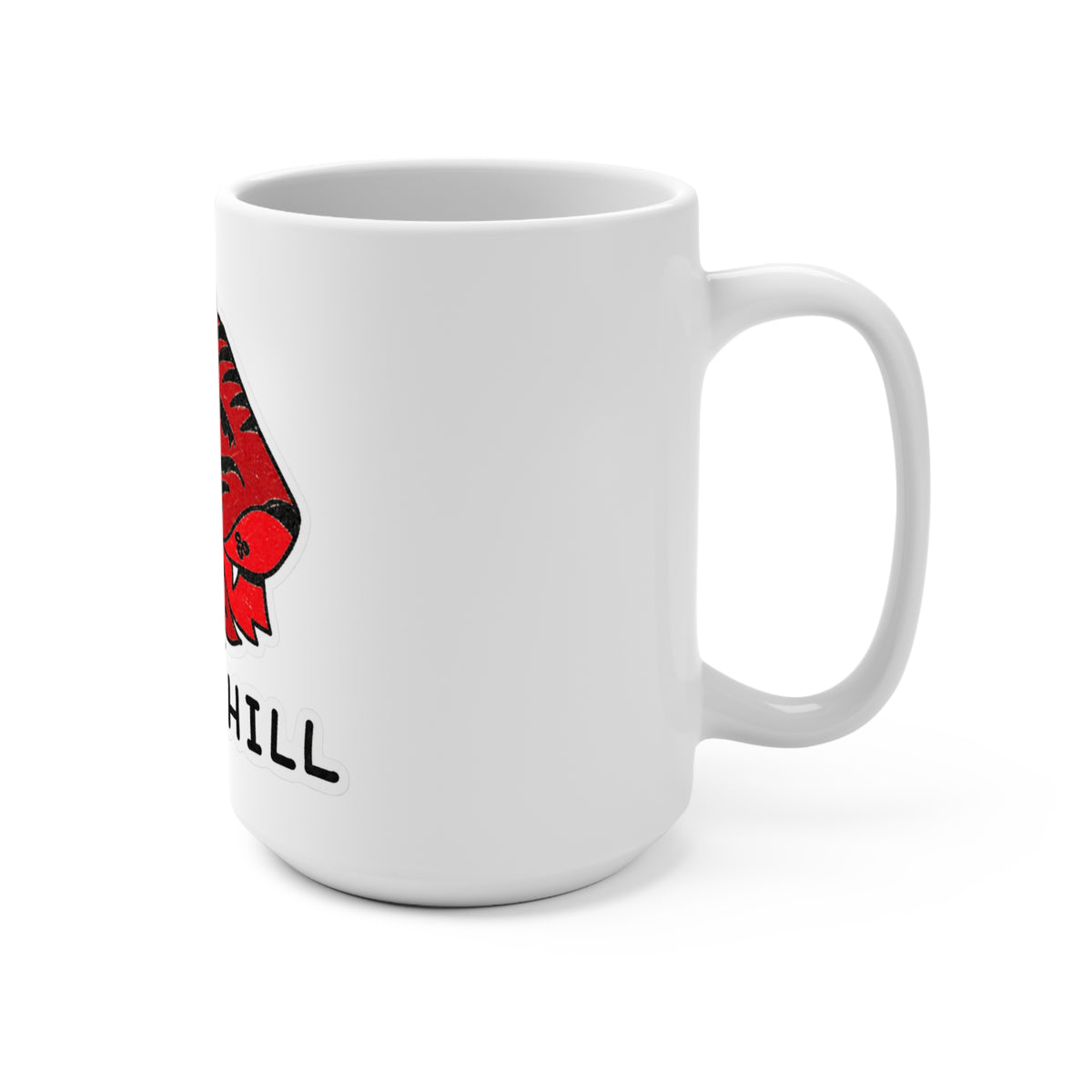 Sunny Hill Red Tiger Coffee Mug — 15oz Ceramic School Mascot Gift