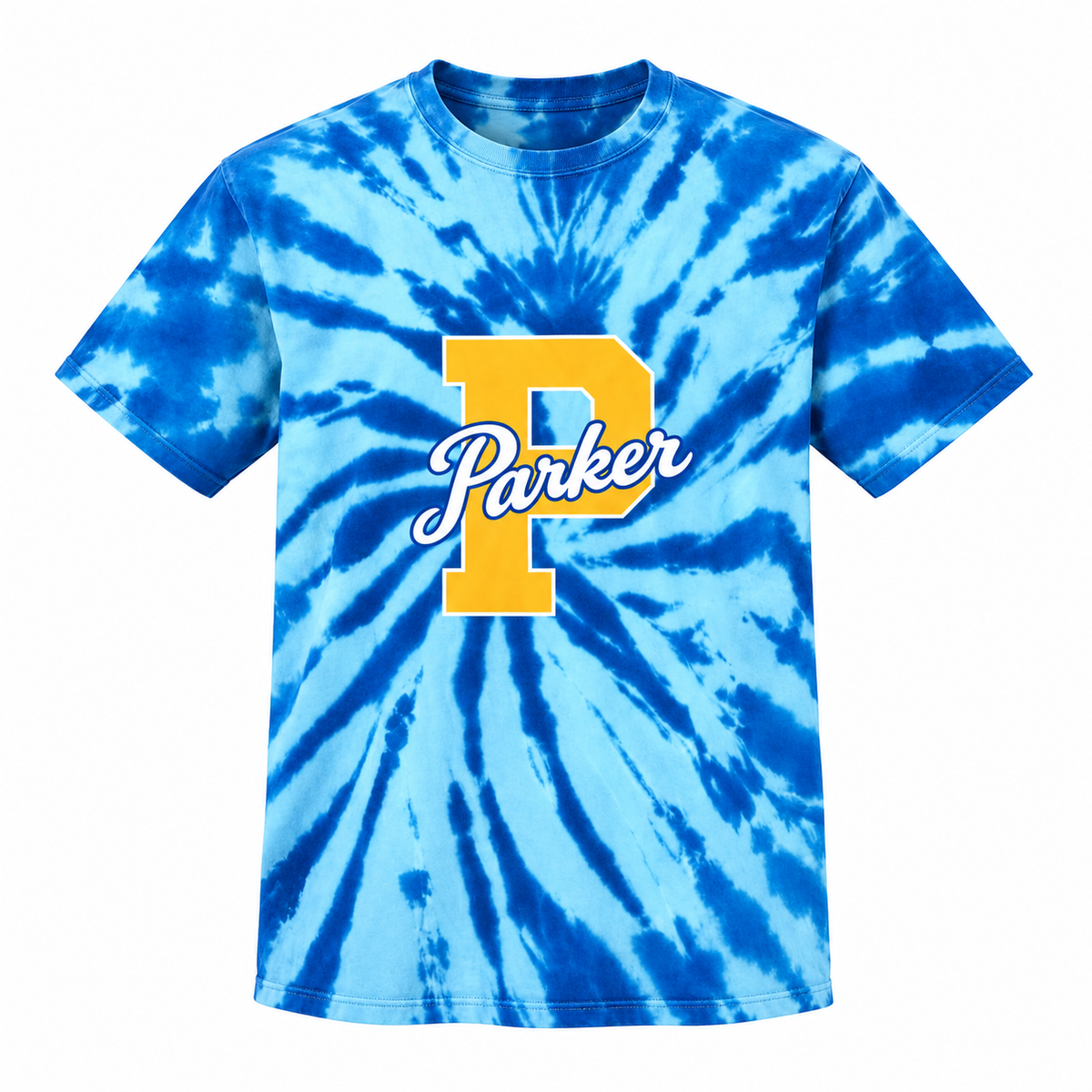 P is for Parker Tie Dye Kids T-Shirt