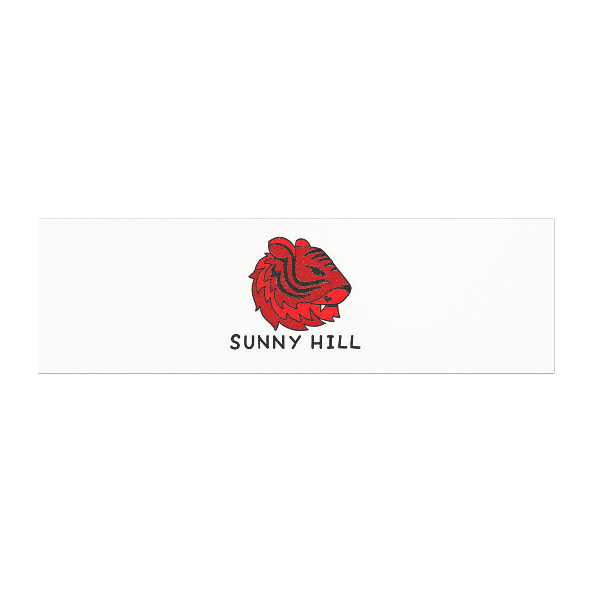 Sunny Hill Elementary School 10×3 Car Magnet — Red Tiger Bumper Decal