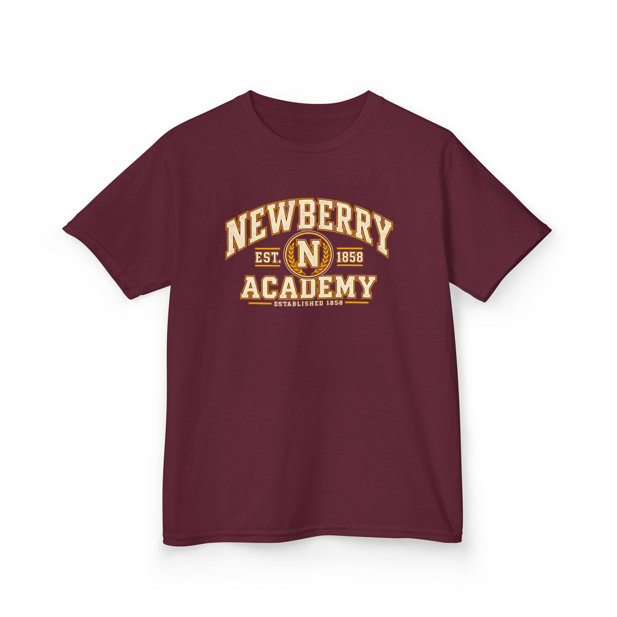 Newberry Academy Heritage Kids T-Shirt - Maroon