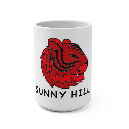 Sunny Hill Red Tiger Coffee Mug — 15oz Ceramic School Mascot Gift