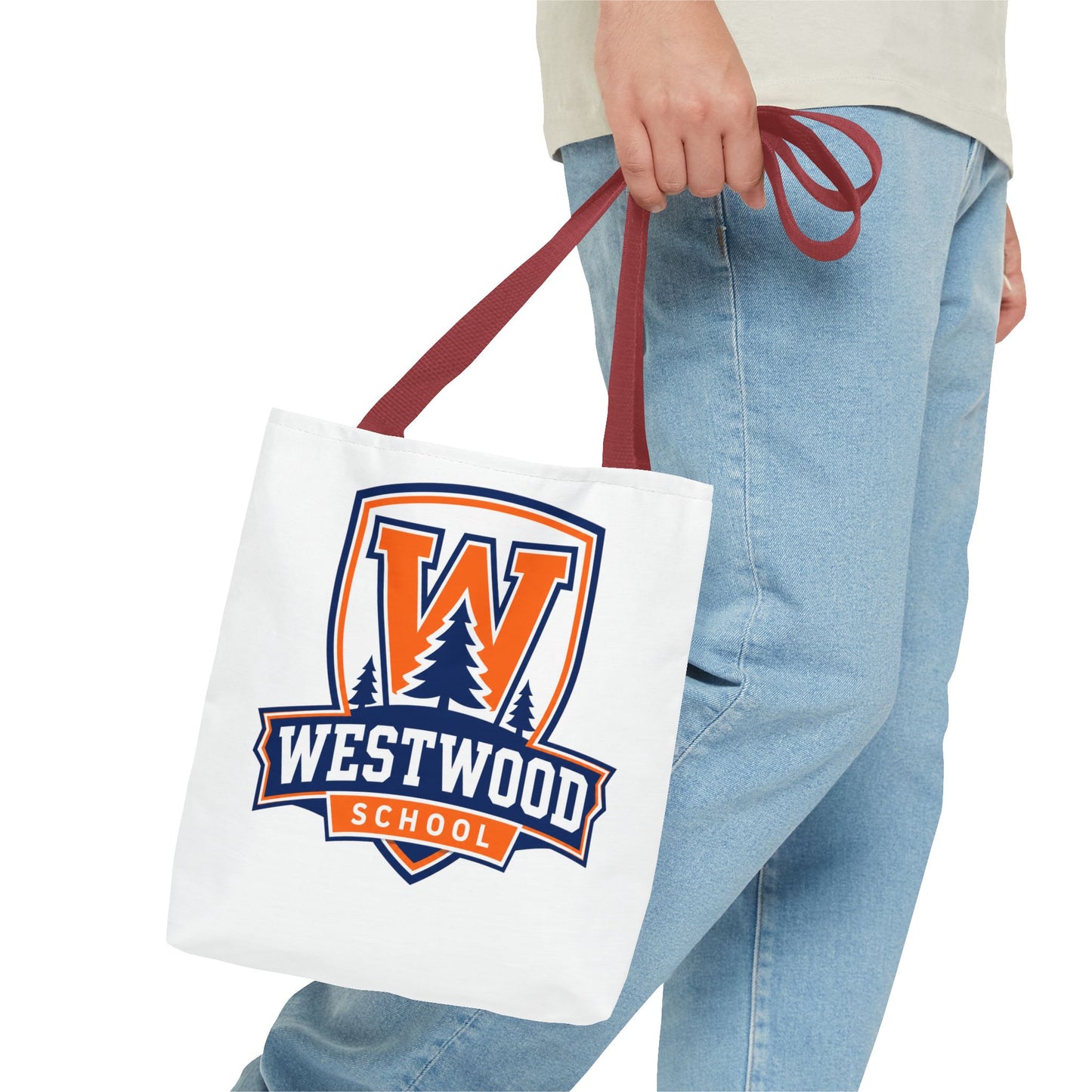 Westwood School Logo Tote Bag – College Spirit Canvas Tote