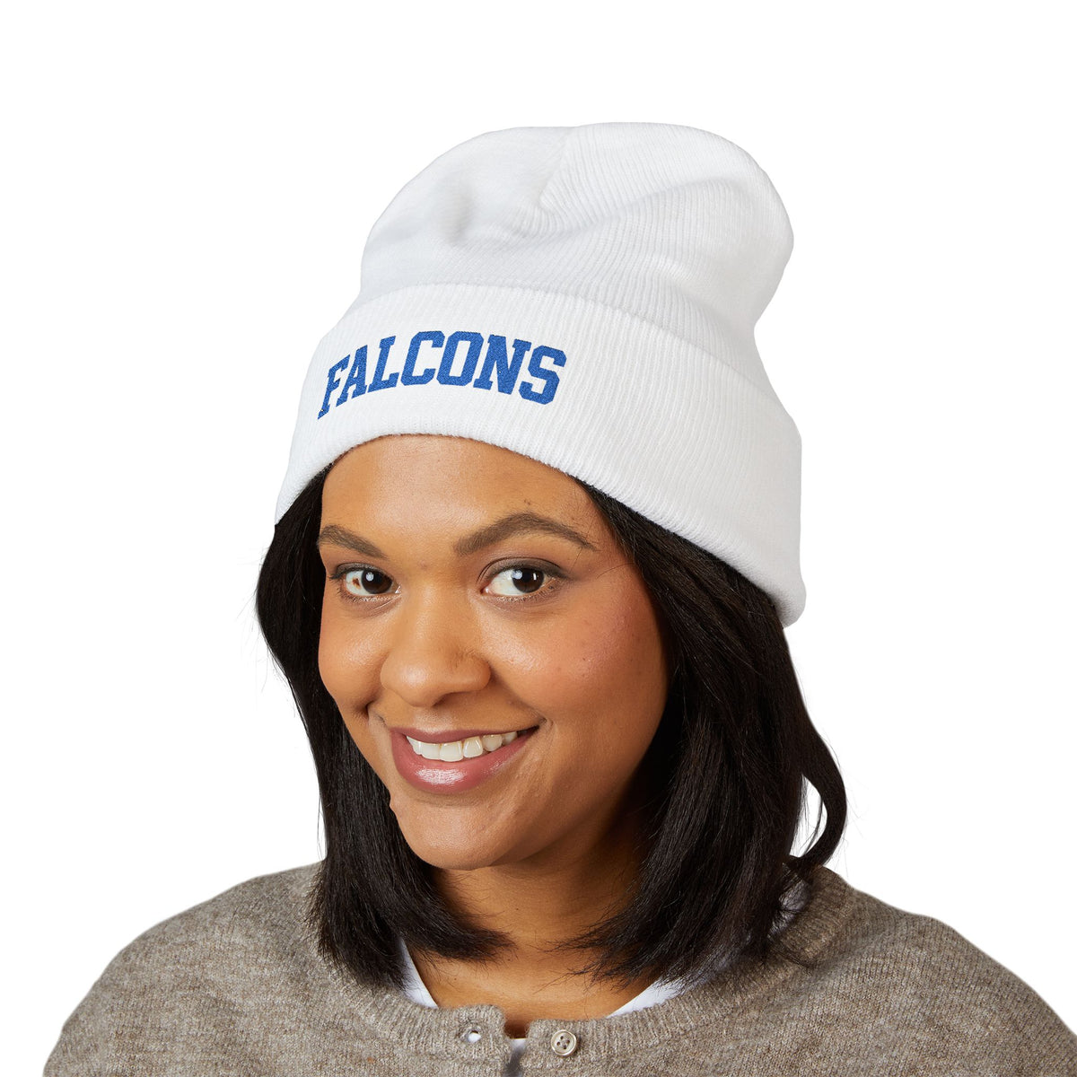 Parker Falcons Embroidered Cuffed Beanie