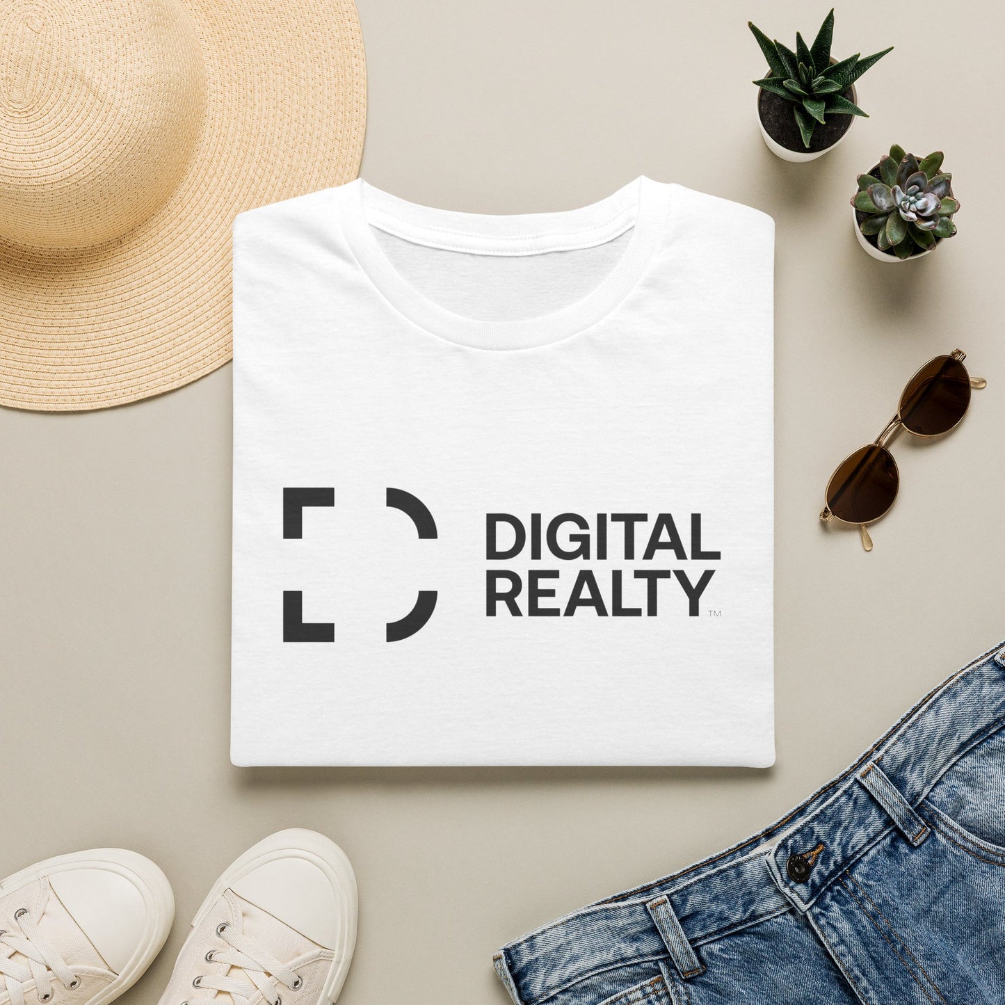 Digital Realty White T-Shirt