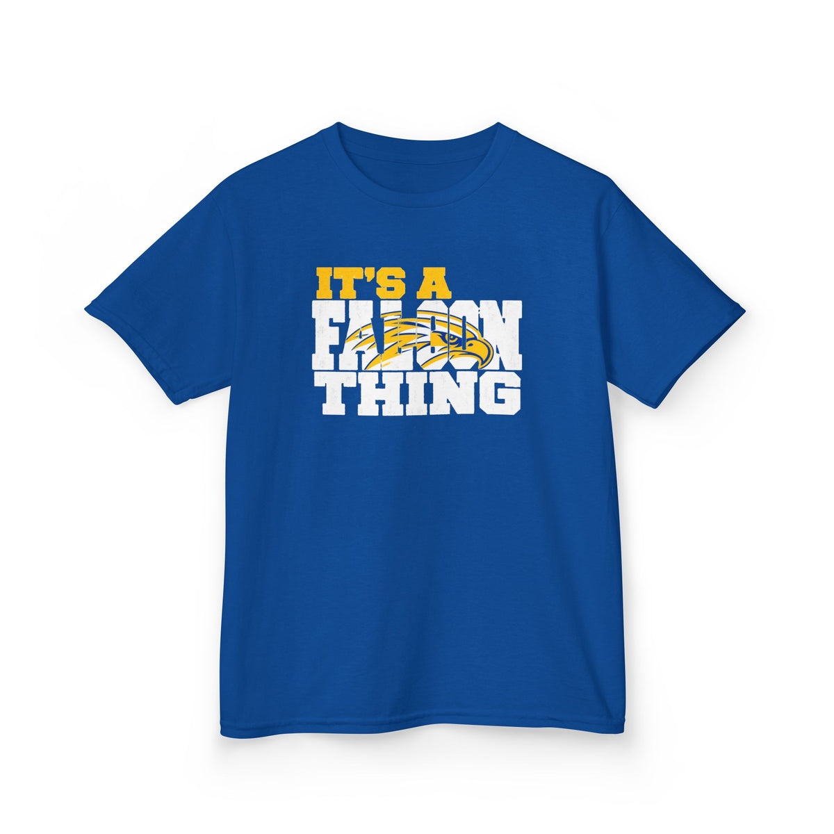 "It's a Falcon Thing" Parker Junior High Kids Tshirt - Blue