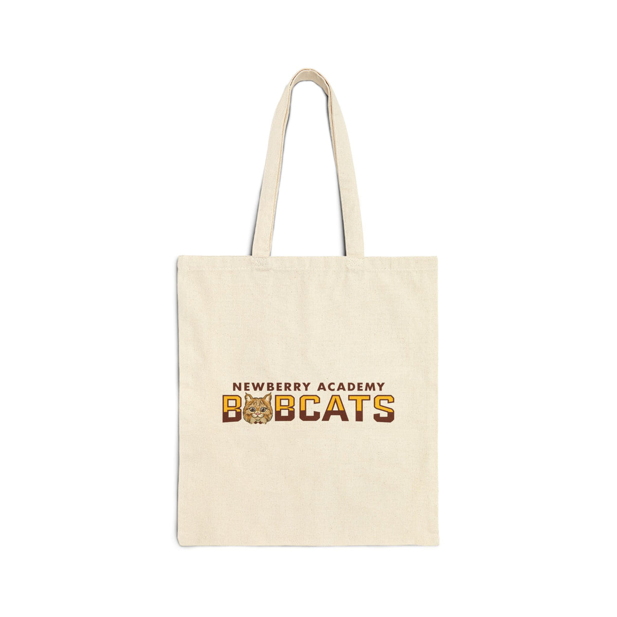Newberry Academy Bobcats Cotton Canvas Tote Bag