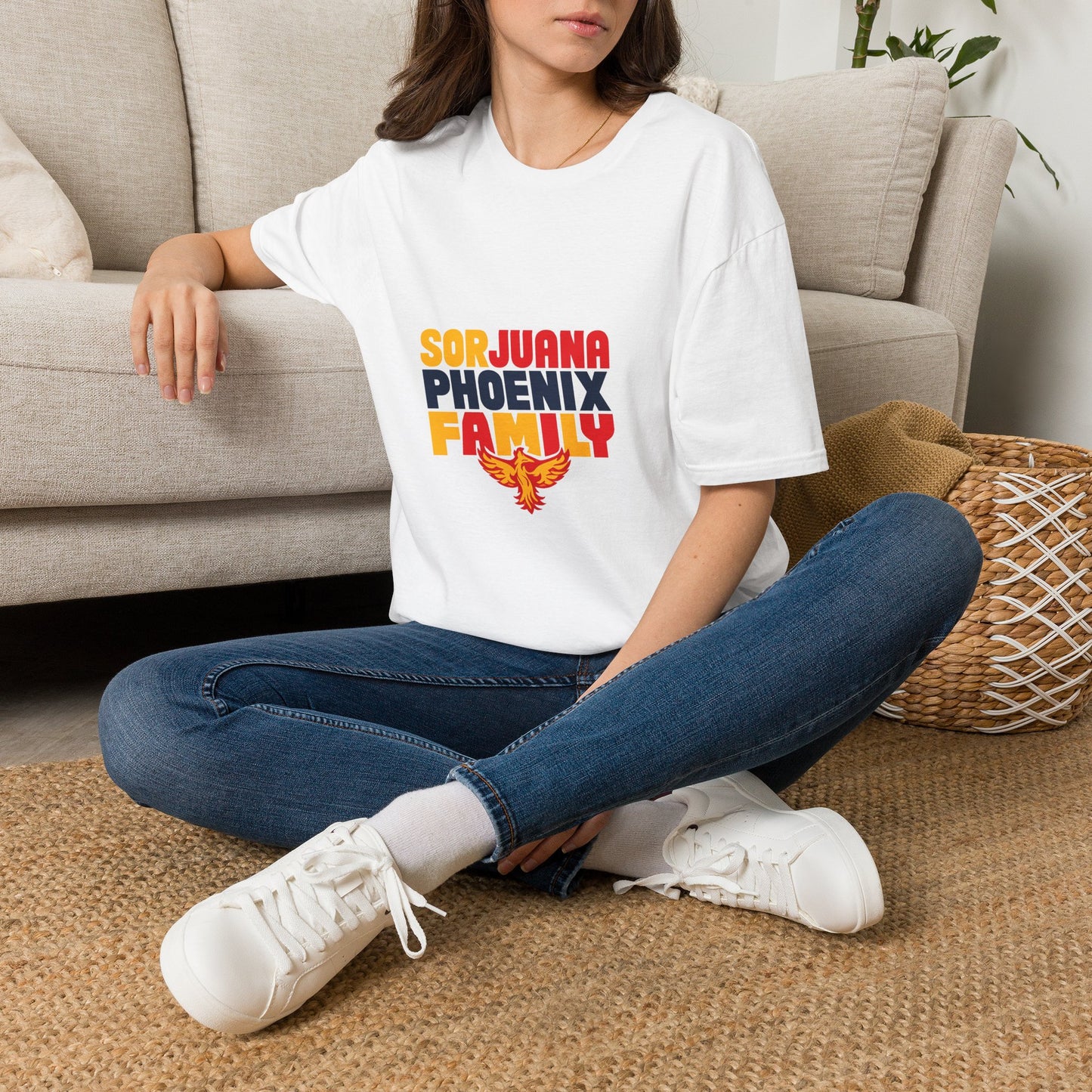 Sor Juana Phoenix Family Adult T-Shirt