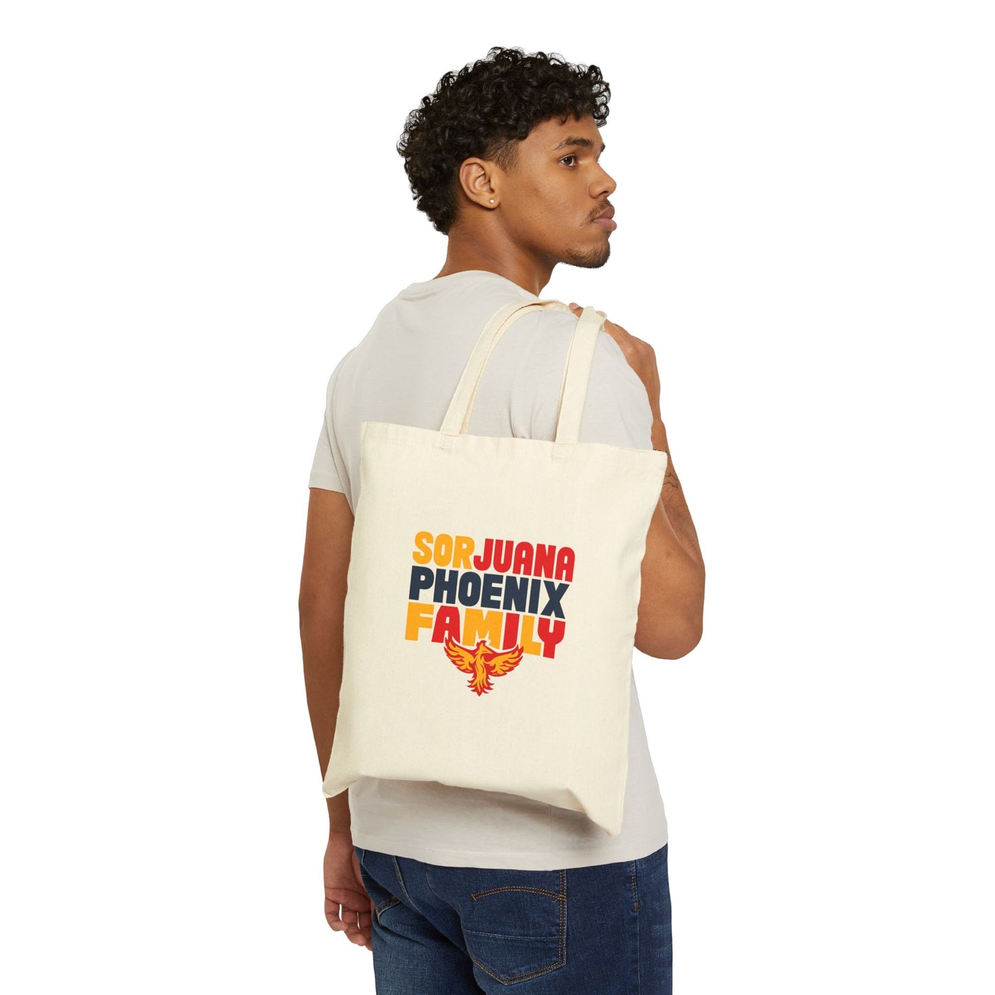 Sor Juana Phoenix Family Canvas Tote
