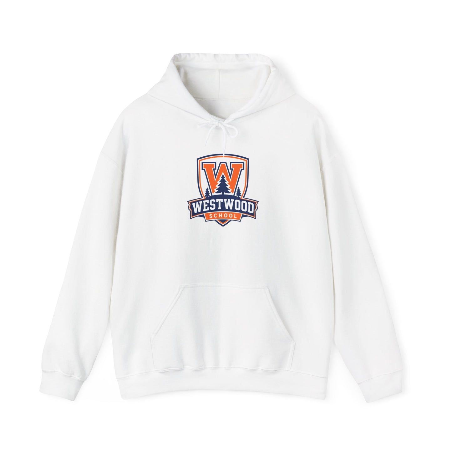 Westwood Eagles School Logo Hoodie — Vintage Collegiate Athletic Pullover