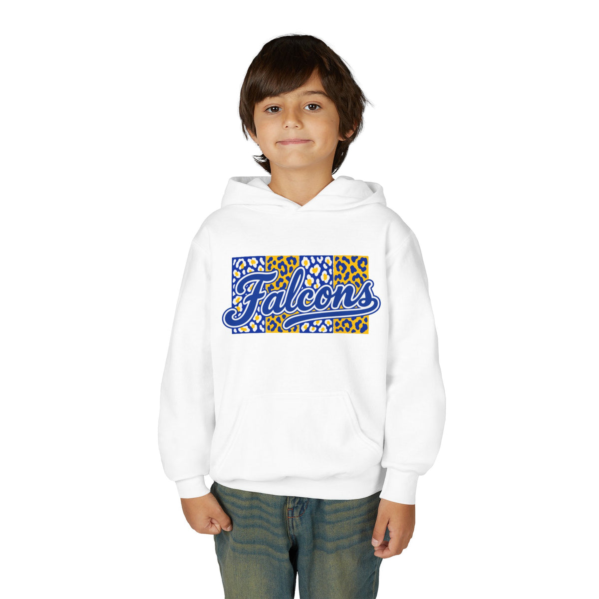 Falcons Animal Print Youth Hoodie