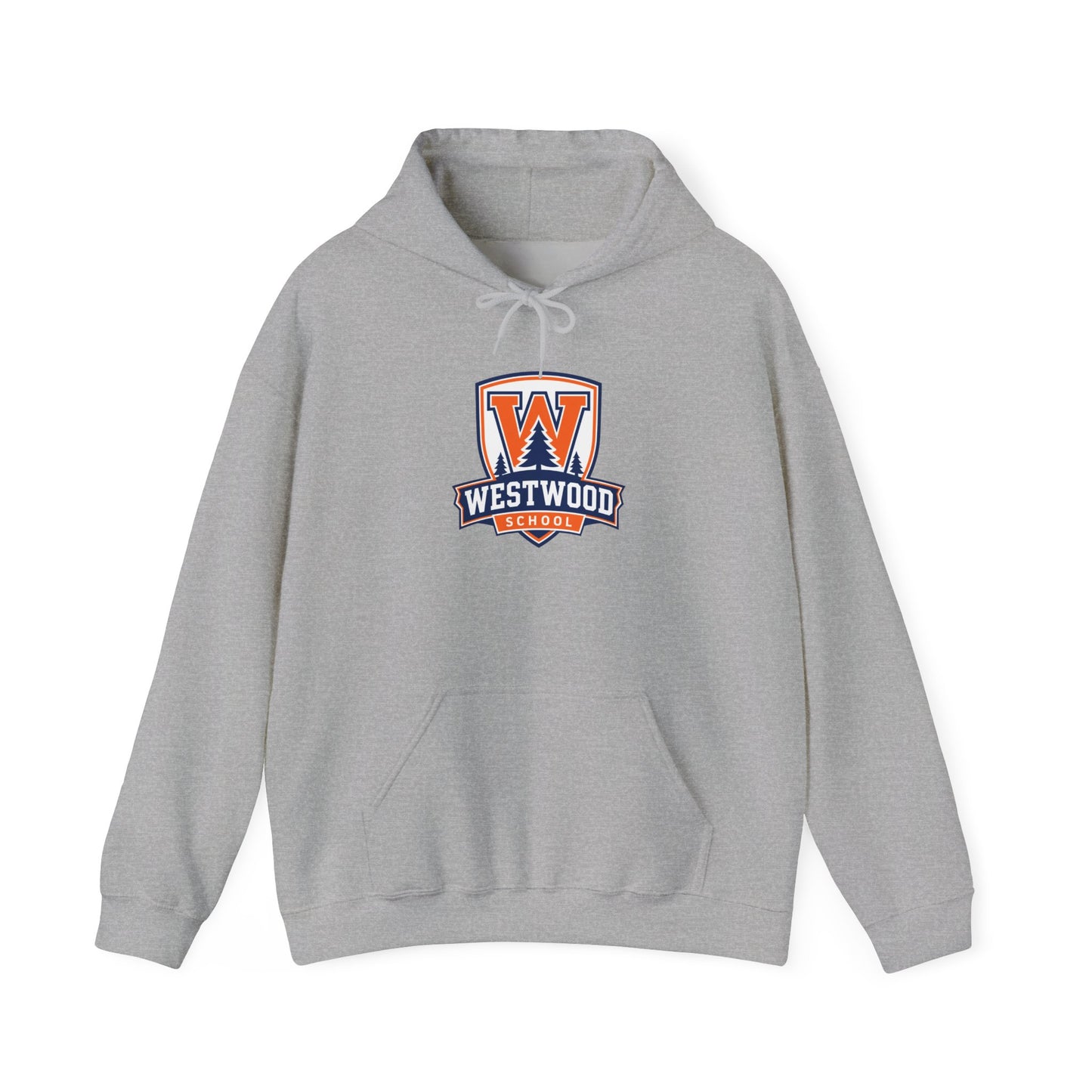 Westwood Eagles School Logo Hoodie — Vintage Collegiate Athletic Pullover