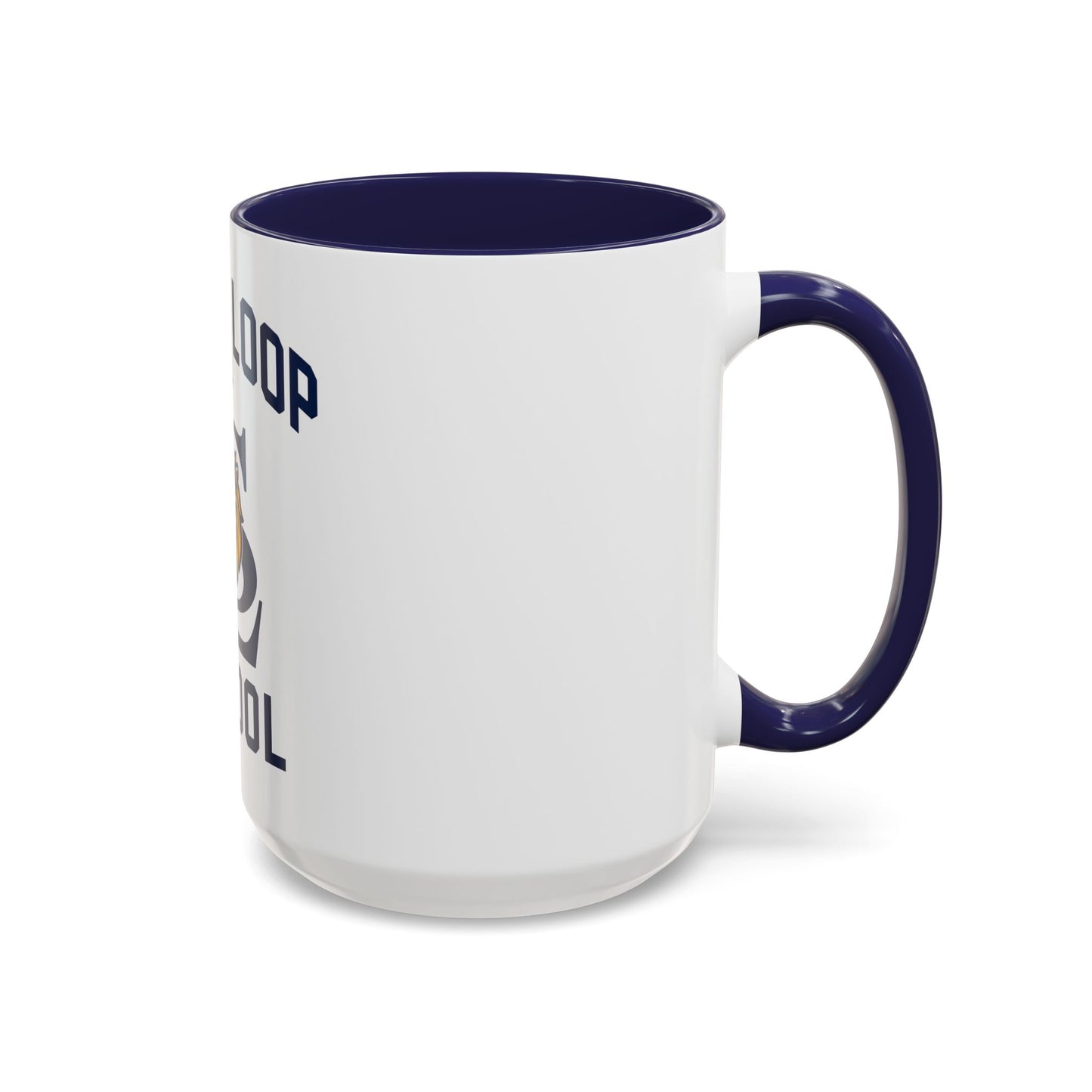 South Loop School Lion Accent Coffee Mug — School Spirit Tea Cup (11/15 oz)