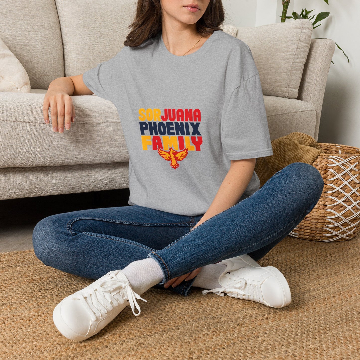 Sor Juana Phoenix Family Adult T-Shirt