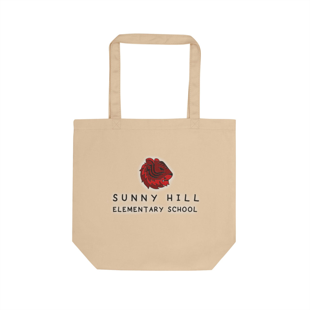 Sunny Hill Elementary School Eco Tote Bag — Tiger Logo Canvas Shopper