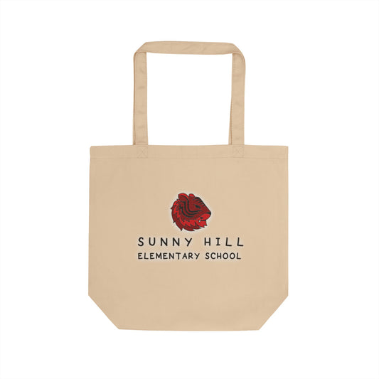Sunny Hill Elementary School Eco Tote Bag — Tiger Logo Canvas Shopper