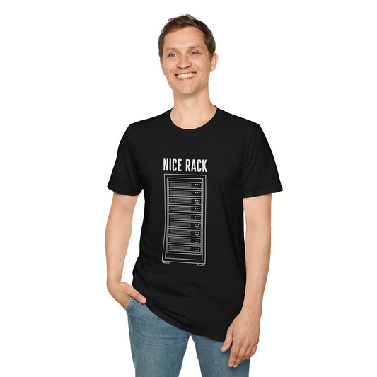 Nice Rack Server T-Shirt — Funny IT / Sysadmin Tee