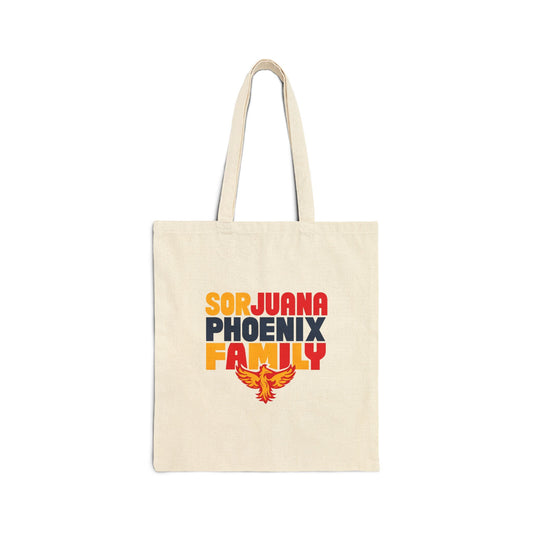 Sor Juana Phoenix Family Canvas Tote